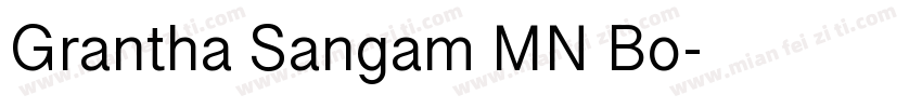Grantha Sangam MN Bo字体转换
